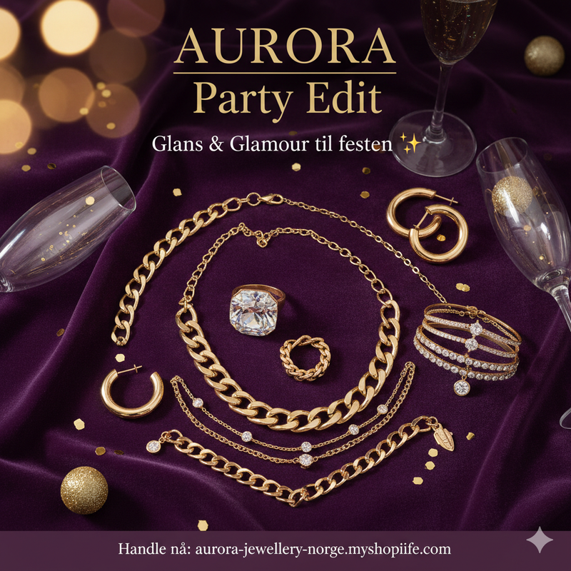 Aurora Party Edit, festkolleksjon fra Aurora Jewellery Norge