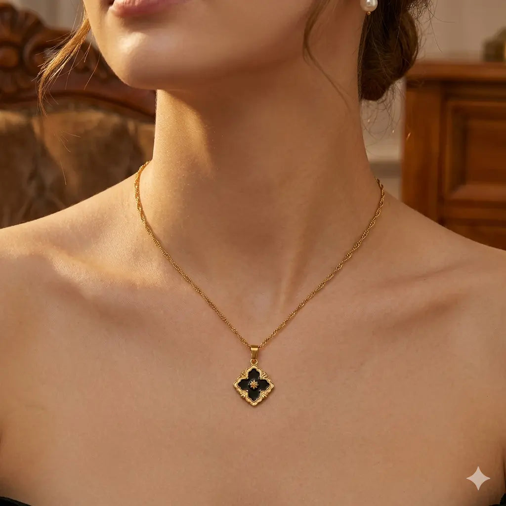 Aurora classic chain - Aurora Jewellery NorgeVintage Clover Aurora Jewellery Norge7