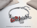 Aurora Hearts &amp; Clovers Charm-armbånd - Aurora Jewellery NorgeAurora Hearts &amp; Clovers Charm-armbånd Aurora Jewellery Norge7
