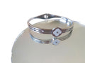 Aurora Clover Bangle-armring polertt rustfritt stål