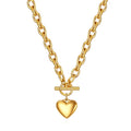 Heart Toggle Halssmykke Aurora Jewellery Norge