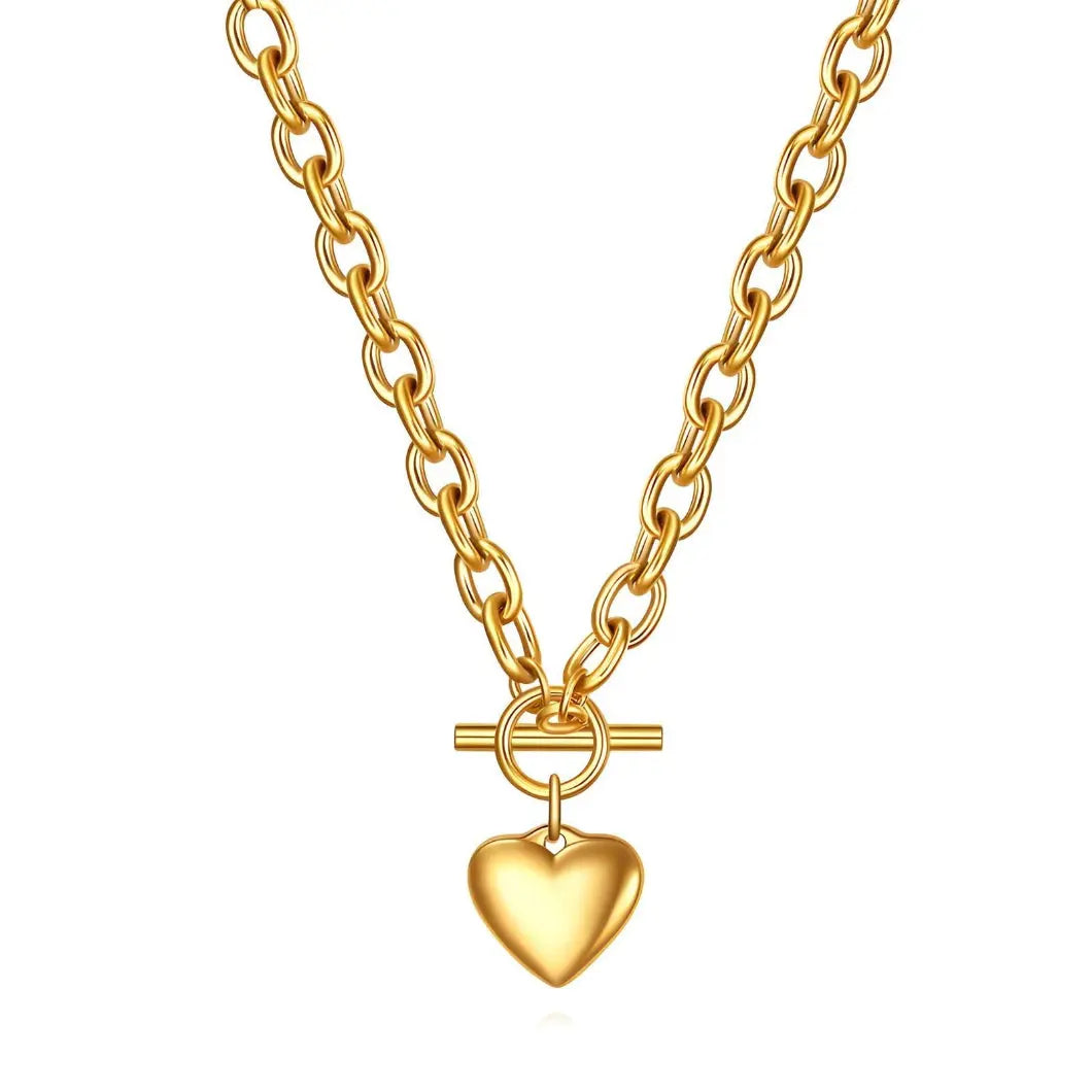 Heart Toggle Halssmykke Aurora Jewellery Norge