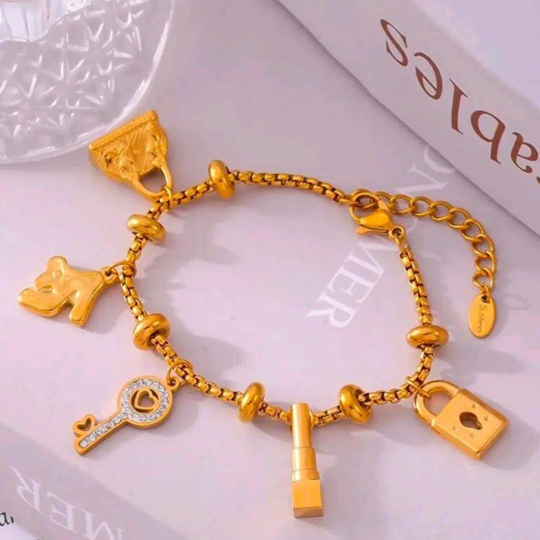 Iconic Charms - Aurora Jewellery NorgeGullarmbånd Aurora Jewellery Norge7