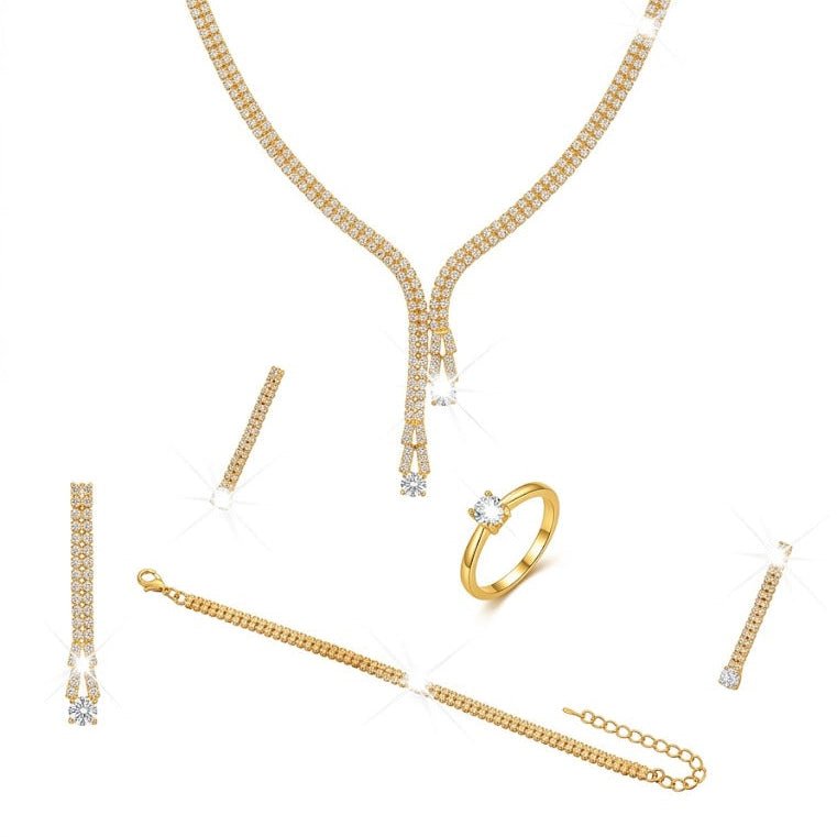Aurora Stellar Gold Sett - Aurora Jewellery NorgeAurora Stellar Gold Sett7