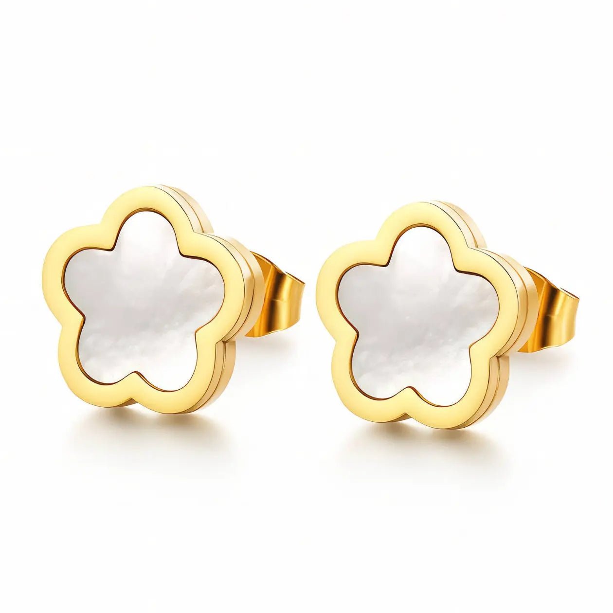 Flower MOP Studs - Aurora Jewellery NorgeFlower MOP Studs Aurora Jewellery Norge7