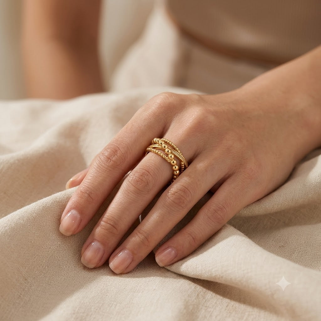 Aurora Bead Ring Aurora Jewellery Norge