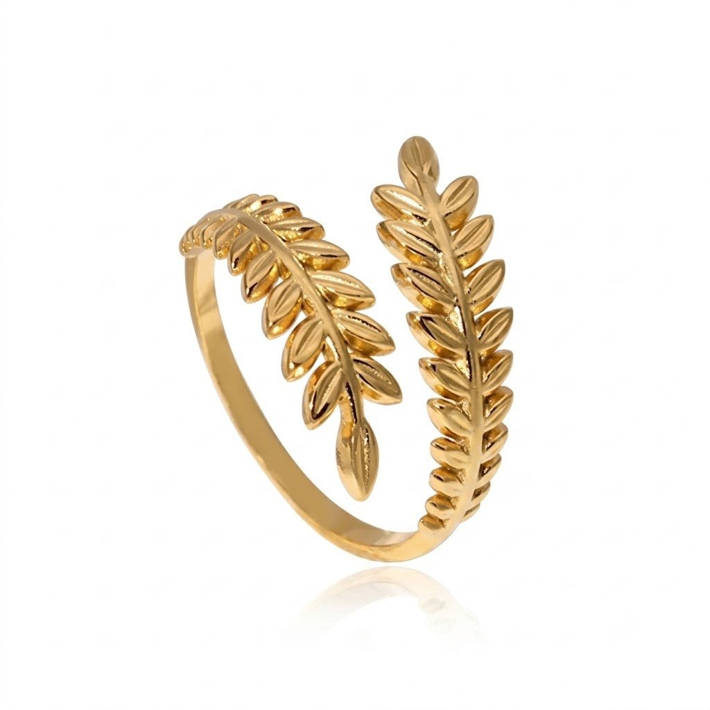 Aurora Leaf Branch Ring - Aurora Jewellery NorgeAurora Leaf Branch Ring Aurora Jewellery Norge7