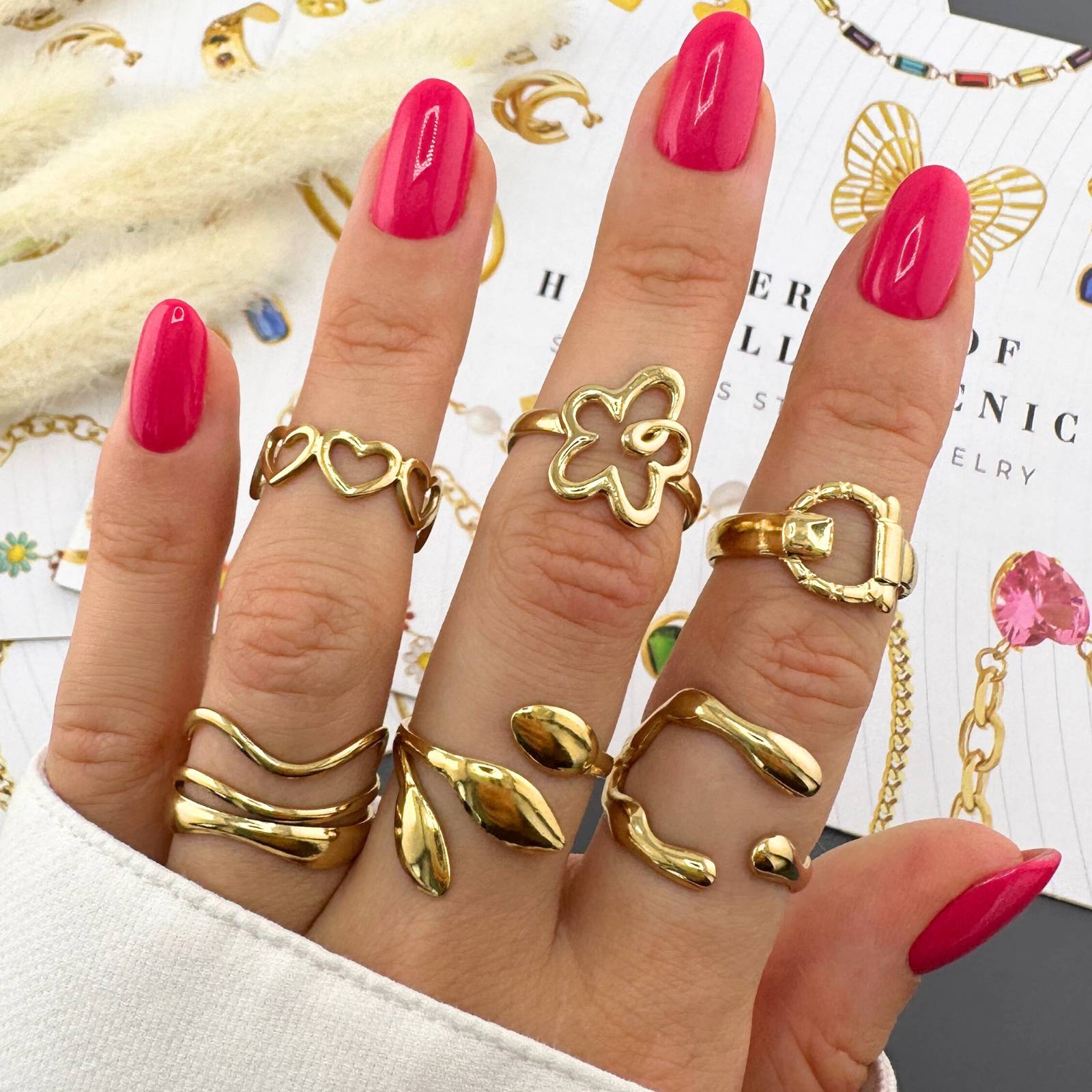 Aurora Willow Ring Aurora Jewellery Norge