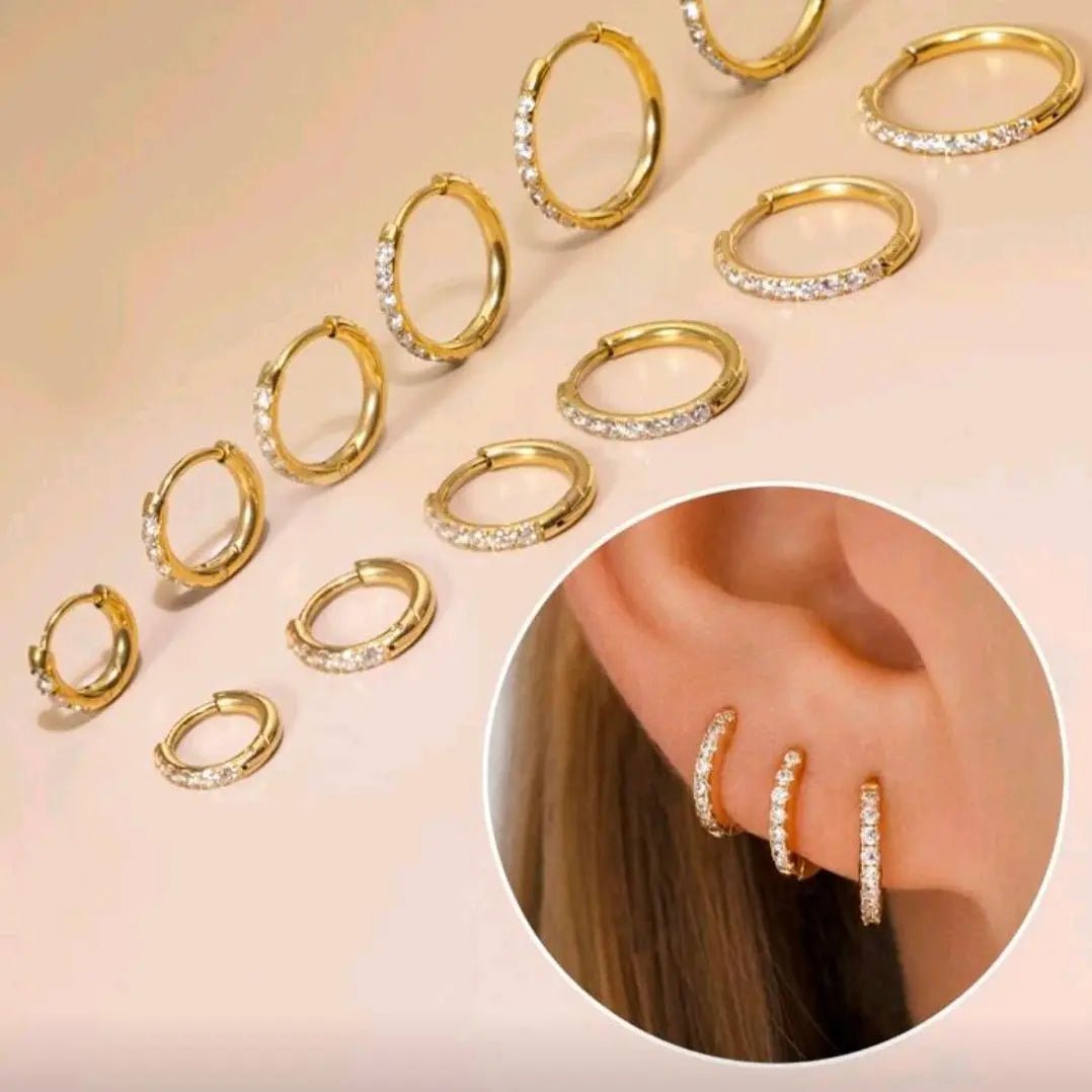 Stellar Sparkle - Aurora Jewellery NorgeØrepynt, sett 6 par Aurora Jewellery Norge7