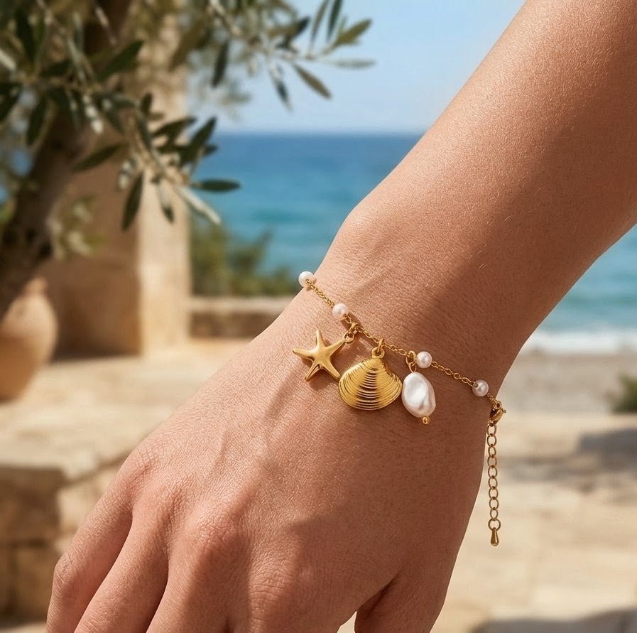 Aurora Ocean Whisper kjede - Aurora Jewellery NorgeAurora Ocean Whisper armbånd Aurora Jewellery Norge7