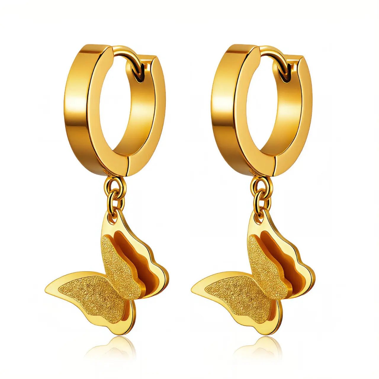 Butterfly Huggies - Aurora Jewellery NorgeButterfly Huggies Aurora Jewellery Norge7