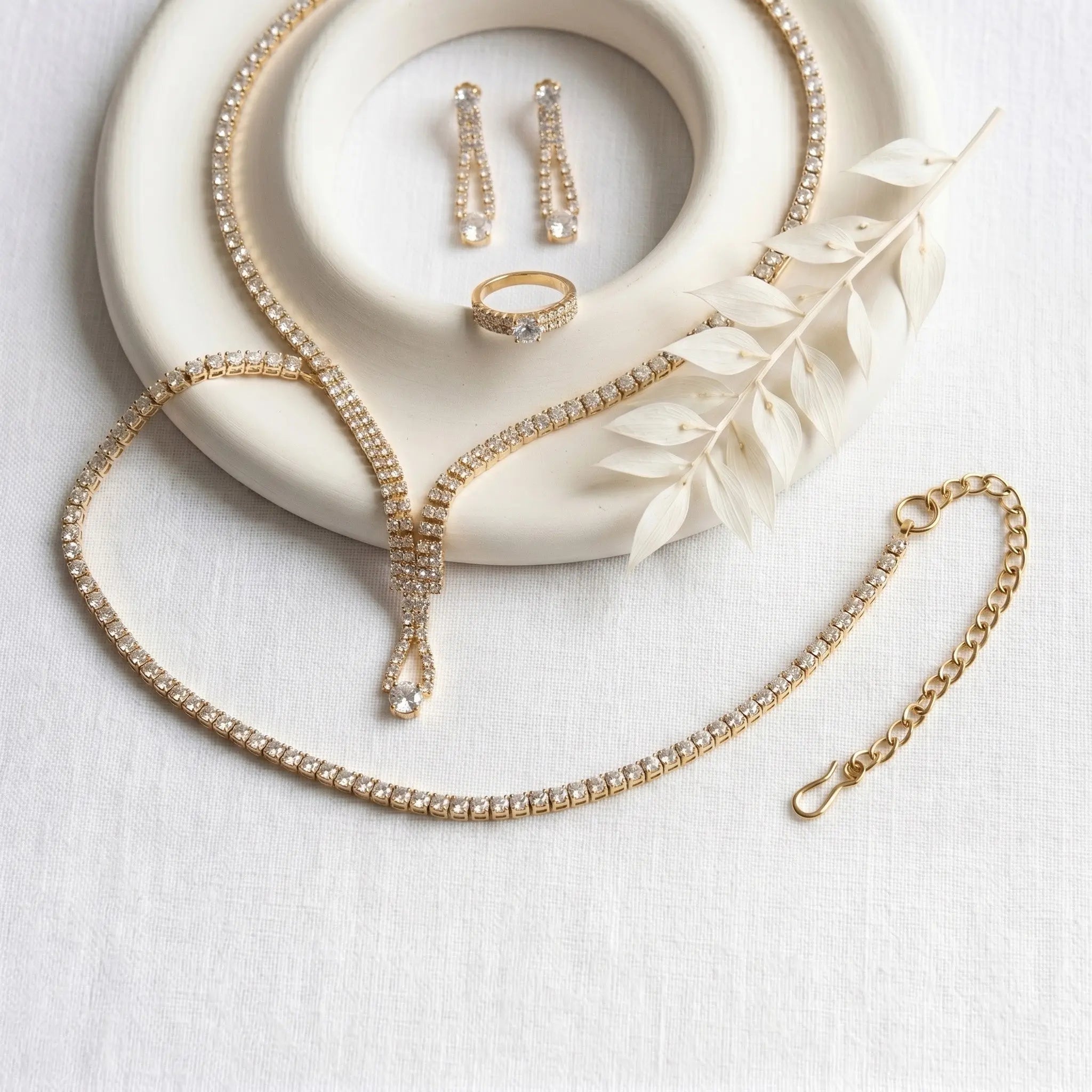 Aurora Stellar Gold Sett - Aurora Jewellery NorgeAurora Stellar Gold Sett Aurora Jewellery Norge7