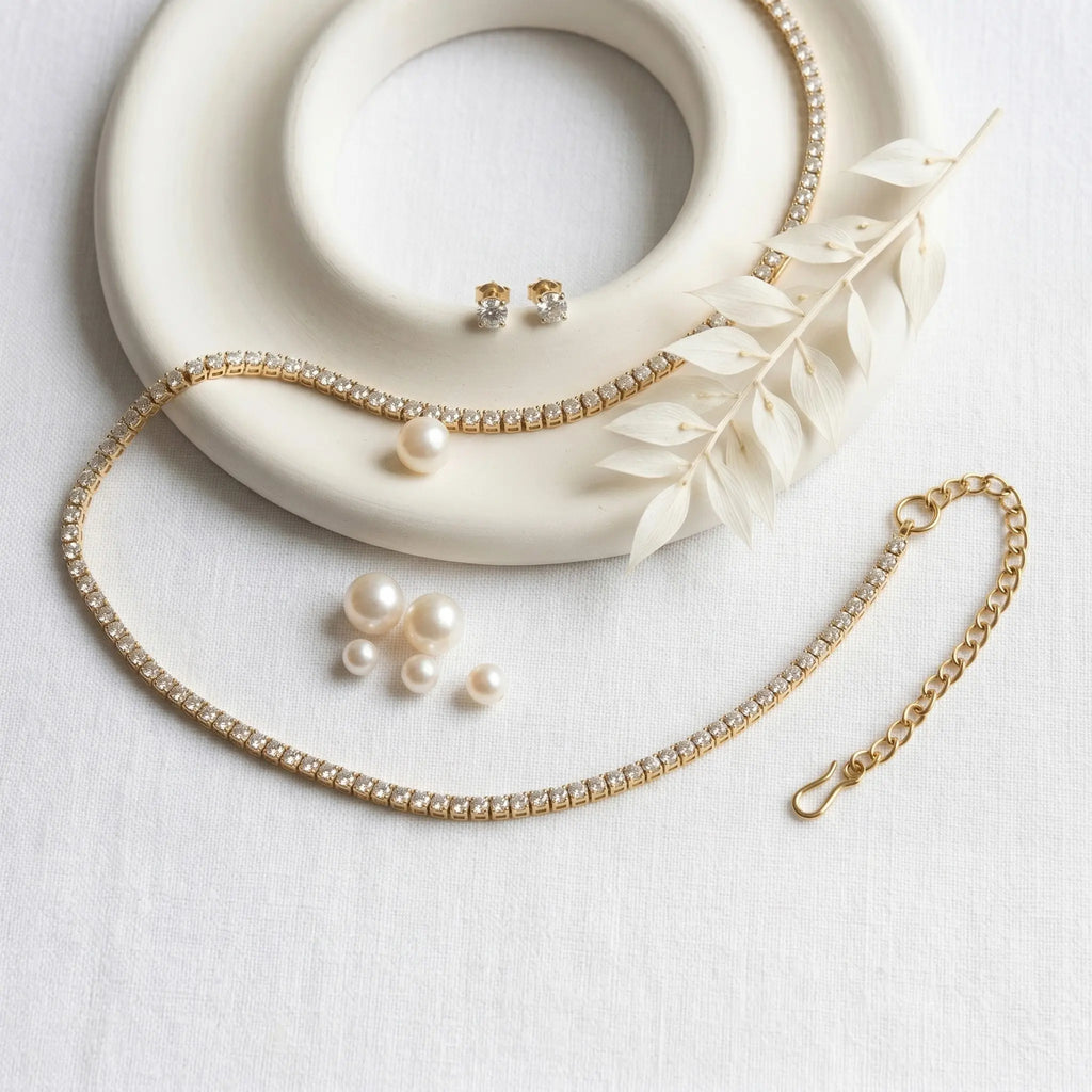 Aurora Classic Tennis Sett - Aurora Jewellery NorgeAurora Classic Tennis Sett Aurora Jewellery Norge7